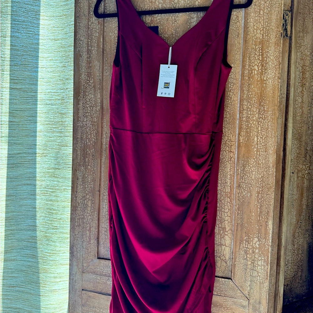 Burgandy dress